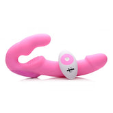 URGE SILICONE STRAPLESS STRAP ON WITH REMOTE - PINK